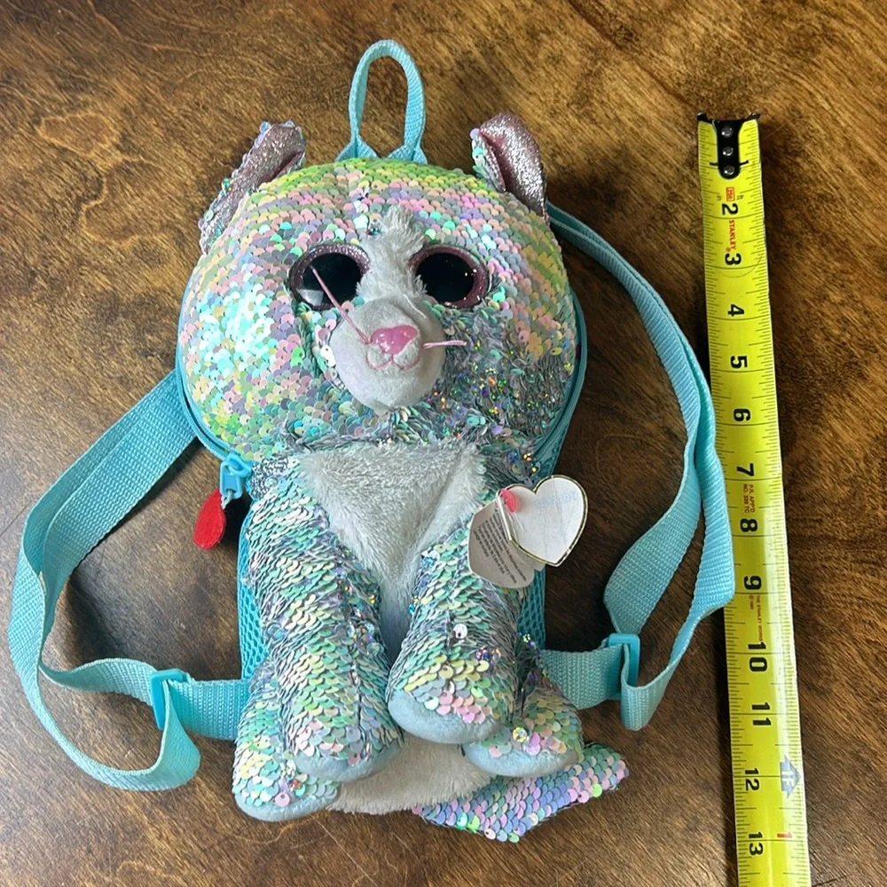 TY Whimsy sequence Cat Backpack